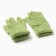 Female gloves, green color, size 7-8