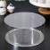 Falseyarus for the cake, cylinder, d = 25 cm, h = 12 cm, the color is transparent