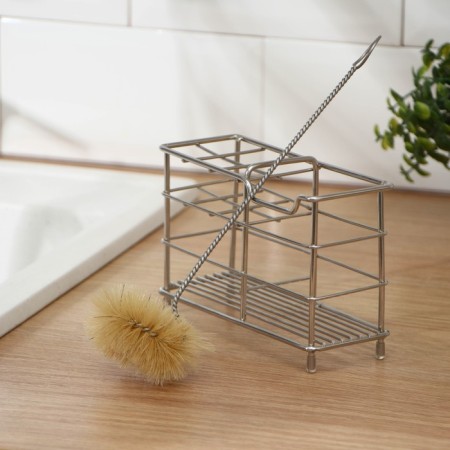Brush for banks Dolyana, 25.5 × 5.5 cm, natural bristles