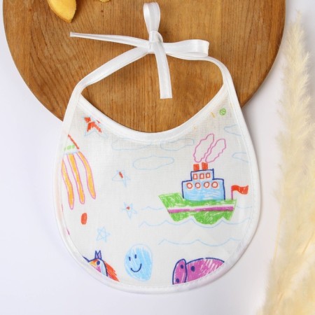 Bibrary children 18x18 cm, cotton with PVC coating, color mix