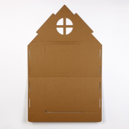 Cardboard house "Cheburashka"-4