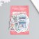 Stickers for creativity "House in flowers" 8x8 cm set 45 pcs 0.5x14.5x9.4 cm