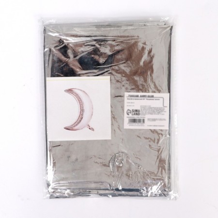 Foil ball 28 "Crescent", silver-1
