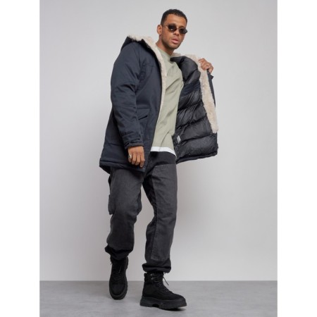 Winter male park, size 54, dark blue color-12