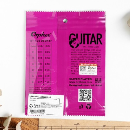Strings for the acoustic guitar Orphee TX620S, 010-047-5