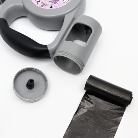 Roulette with a lantern and a compartment for packages 5 m, max = 50 kg, gray-5