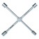 CLASTOL KRAFTOOL 27574, Cross, folding, 17x19x21x22, 630 mm