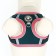 Sport+, M set, Land 120 x 1.5 cm, Osh 44-48 cm, og 51-60 cm, pink-black