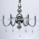Ella chandelier, size 72x216x72 cm, 360W 6xe14 IP 20