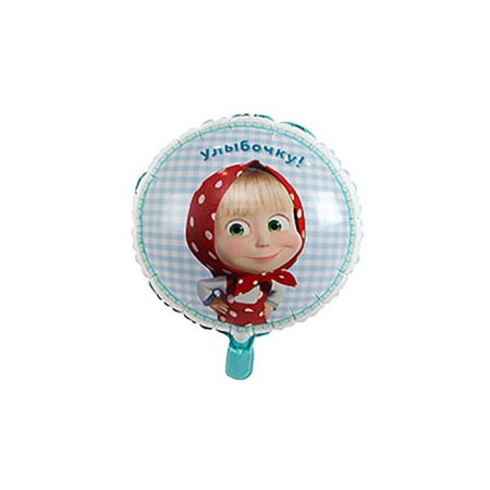 Foil ball 18 "Masha and the Bear", chamomile-1