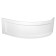 Bath screen Frontal Cersanit Kaliope 170, universal, white ultra color