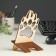 Standing for the phone "Paw", 15x8 cm, tree