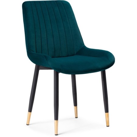 SEDA 1 Metal/velor, black/green 52x60x87 cm stool