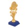 Figure for applying a “torch”, gold, blue base