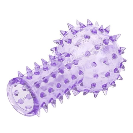 Oka-hood nozzle, to stimulate the clitoris, on a finger, vibrator, soft silicone, mix-3