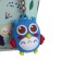 School pencil case with a zipper, with a suspension, "owl", mix