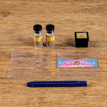 Set: desktop telescope, three lenses: x20, 30, 40 + microscope, increase x300, 600, 1200-11