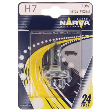 Car lamp Narva Standard, H7, 24 V, 70 watts
