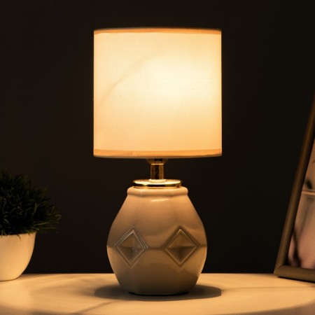Alees table lamp E14 40W Beige 13x13x25 cm Risalux-1