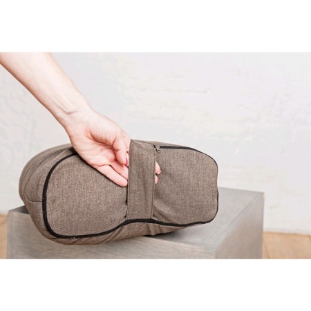 Bolster rectangular, 62x32x14 cm, brown color-2