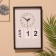 Souvenir Eternal calendar suspended with a clock, wood, 2x20x30 cm, col. black