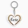 Acrylic key a keychain "Love", 5.2 x 6 cm
