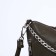 Janelli Cross-Boda Bag on a zipper, outer pocket, khaki color