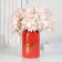 Vase "Time of Magic", the color is red