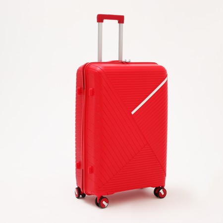 Big suitcase 28 ", lightning department, code castle, 4 wheels, red color-1