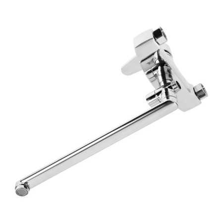 Bath mixer Zein Z2740, pour 35 cm, 35 mm cartridge, with a shower, chrome-5