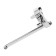 Bath mixer Zein Z2740, pour 35 cm, 35 mm cartridge, with a shower, chrome