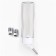 Drill for animals, 750 ml, fastening-spring, and two interchangeable filters, white