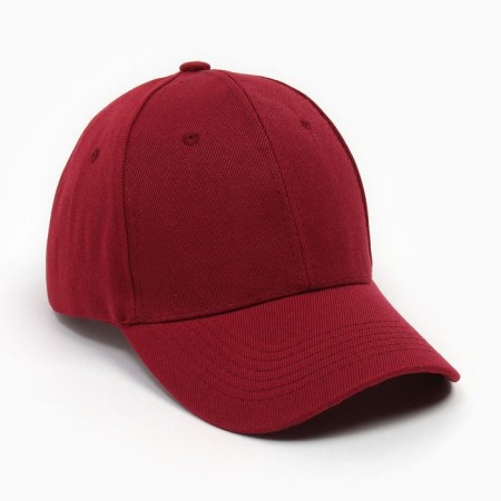 Baseball cap, color wine, size 56-58