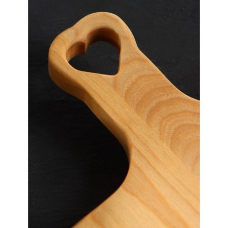 Gift set of ADELICA wooden dishes, cutting board, exchange 3 sections, oil as a gift 100 ml, birch-5