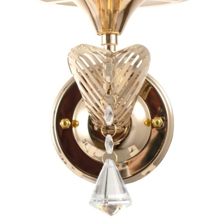Sconces "Stefania" E27 40W gold 12.5x29 cm-3