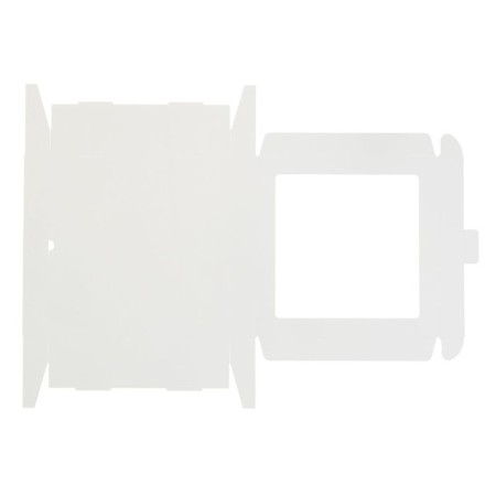 Self -charging box, craft, white, 21 x 21 x 3 cm-4