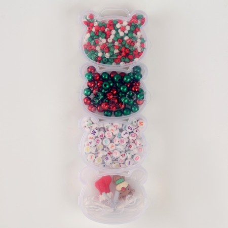 New Year! Set for creativity "New Year's decoration from beads", types of mix-3