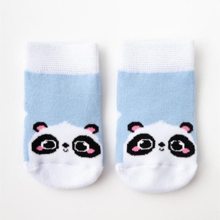Socks children's terry crumb I am Panda, size 12-14 cm
