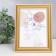 Photo frame plastic 13x18 cm "Small mesh" gold with double gold stroke 21x16 cm