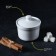 Porcelain sugar tower with Magistro Blanche lid, 250 ml, white color