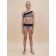 Bathing suit for girls, height 116-122 cm, dark blue color
