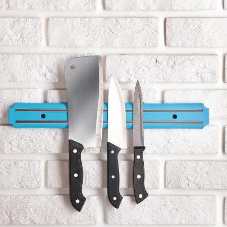 Magnetic knives holder, 38 cm, blue color-2