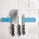 Magnetic knives holder, 38 cm, blue color