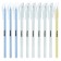 A set of ballpoint pens 10 pieces of "Round", node 0.7mm, blue premium ink, mix