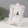 Photo frame plastic 10x15 cm "Heraldic lily" White 23.5x17.5 cm
