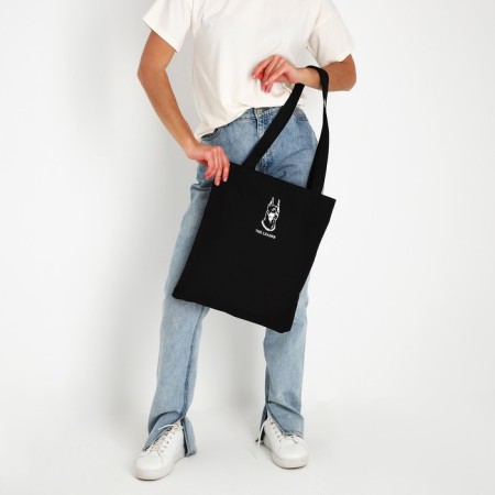 Bag Schoper "Doberman" 35x0.5x40 cm, department without lightning, without lining, black-7