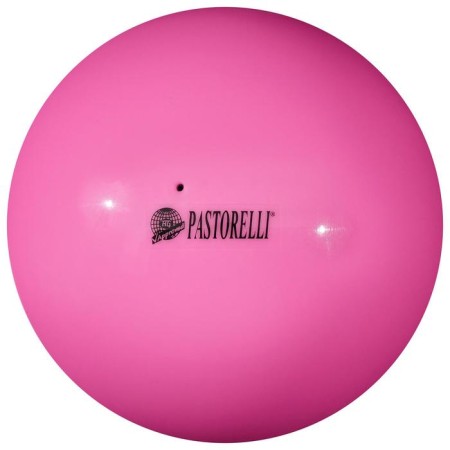 The ball for rhythmic gymnastics Pastorelli New Generation Fig, D = 18 cm, pink color