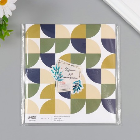 Scrapbooking paper "Snake" density 180 grams set 10 pcs 15.5x17 cm-3