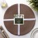 Set of serving napkins on the table "loft", 4 pcs, d = 38 cm, coffee color