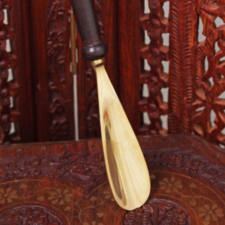 Spoon for shoes "helm" brass 37x7.5x2.5 cm-2
